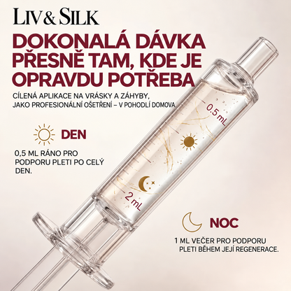 Hedvábné liftingové sérum s peptidy a kolagenem